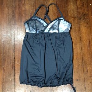 Lululemon Rehearsal Tank Black / White Coal